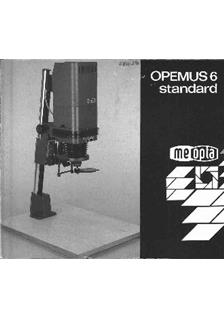 Meopta Opemus 6 manual. Camera Instructions.